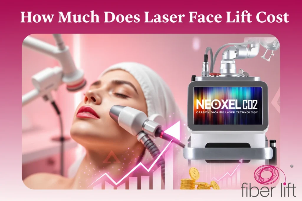 Laser face lift treatment cost guide - what to expect for pricing - Fiber Lift